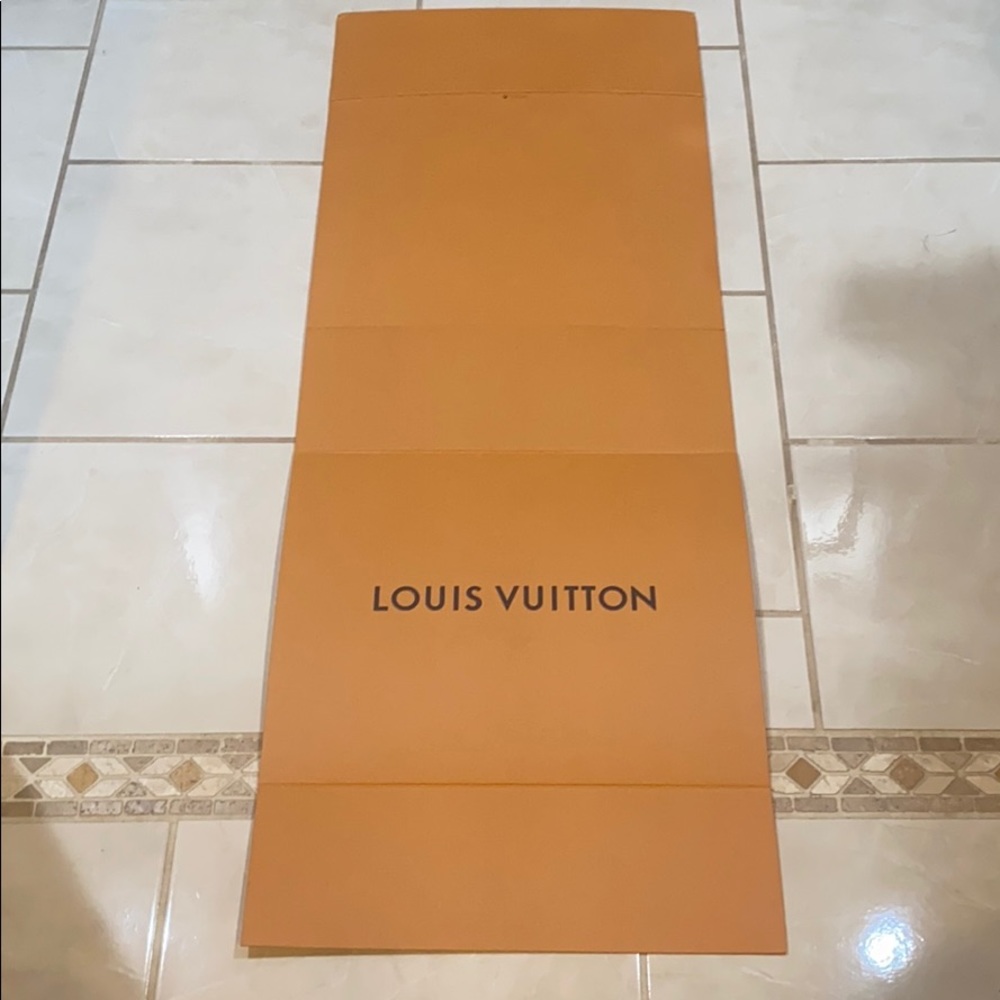 Large unassembled Louis Vuitton box